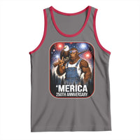 Funny Bigfoot America 250 Years Of American Freedom Tank Top