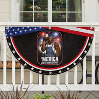 Funny Bigfoot USA 250 Years Of American Freedom Patriotic Fan Flag