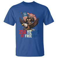 Funny Patriotic Bigfoot T Shirt 250 Years Of American Freedom