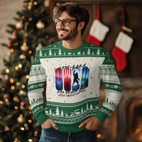 Funny Patriotic Bigfoot Ugly Christmas Sweater 250 Years And Still Undiscovered