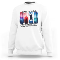 Funny Patriotic Bigfoot Sweatshirt 250 Years And Still Undiscovered