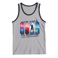 Funny Patriotic Bigfoot Tank Top 250 Years And Still Undiscovered