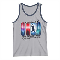 Funny Patriotic Bigfoot Tank Top 250 Years And Still Undiscovered