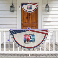 Funny Bigfoot Patriotic Fan Flag 250 Years And Still Undiscovered