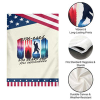 Funny Patriotic Bigfoot Garden Flag 250 Years And Still Undiscovered
