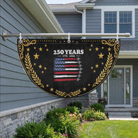 American Flag Fighter Jets Patriotic Fan Flag USA 250 Years Of Freedom