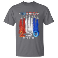 Patriotic Fighter Jets T Shirt USA 250 Years Of Freedom