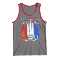 Patriotic Fighter Jets Tank Top USA 250 Years Of Freedom