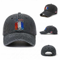 Patriotic Fighter Jets Washed Cotton Baseball Cap USA 250 Years Of Freedom