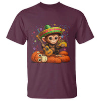 Cute Punch Baby Monkey Cinco De Mayo T Shirt Funny Animal Gift