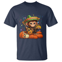 Cute Punch Baby Monkey Cinco De Mayo T Shirt Funny Animal Gift