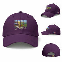 Vintage Illinois State Route Highway 66 Baseball Cap Southwest Souvenir