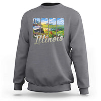 Vintage Illinois State Route Highway 66 Sweatshirt Southwest Souvenir