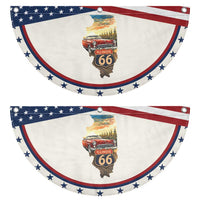 Route Highway 66 Illinois State Pride Patriotic Fan Flag Mother Road Travel Gift