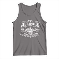 The Prairie State Illinois Souvenir Tank Top Historic Midwest Gift