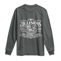 Illinois State Pride Long Sleeve Shirt The Prairie State Souvenir Gift