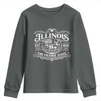 Illinois State Pride Youth Sweatshirt The Prairie State Souvenir Gift