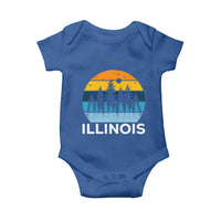 Vintage Illinois Mountain Forest Baby Onesie Nature Adventure Gift