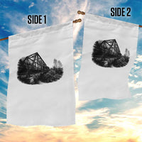 Mother Road Adventure Graphic Garden Flag Vintage Route Highway 66 Bridge