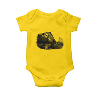 Mother Road Adventure Graphic Baby Onesie Vintage Route Highway 66 Bridge