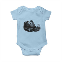 Mother Road Adventure Graphic Baby Onesie Vintage Route Highway 66 Bridge