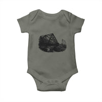 Mother Road Adventure Graphic Baby Onesie Vintage Route Highway 66 Bridge