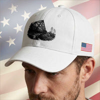 Mother Road Adventure Graphic Baseball Cap Vintage Route Highway 66 Bridge