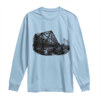 Mother Road Adventure Graphic Long Sleeve Shirt Vintage Route Highway 66 Bridge