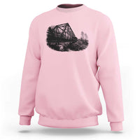 Mother Road Adventure Graphic Sweatshirt Vintage Route Highway 66 Bridge