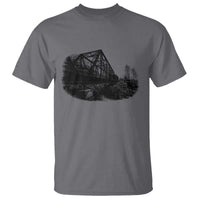 Mother Road Adventure Graphic T Shirt Vintage Route Highway 66 Bridge