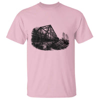 Mother Road Adventure Graphic T Shirt Vintage Route Highway 66 Bridge