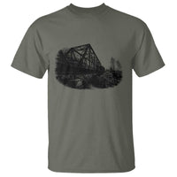 Mother Road Adventure Graphic T Shirt Vintage Route Highway 66 Bridge