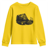 Mother Road Adventure Graphic Youth Sweatshirt Vintage Route Highway 66 Bridge