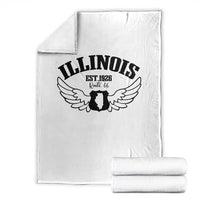 Illinois Route Highway 66 Souvenir Throw Blanket Open Road Adventure
