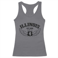 Illinois Route Highway 66 Souvenir Racerback Tank Top Open Road Adventure