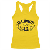 Illinois Route Highway 66 Souvenir Racerback Tank Top Open Road Adventure