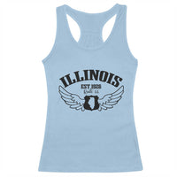 Illinois Route Highway 66 Souvenir Racerback Tank Top Open Road Adventure