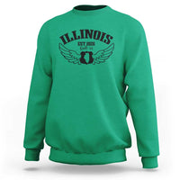 Illinois Route Highway 66 Souvenir Sweatshirt Open Road Adventure