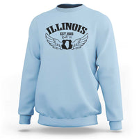 Illinois Route Highway 66 Souvenir Sweatshirt Open Road Adventure