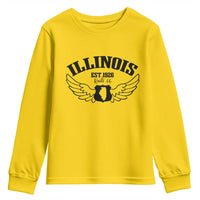 Illinois Route Highway 66 Souvenir Youth Sweatshirt Open Road Adventure