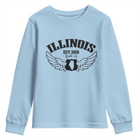 Illinois Route Highway 66 Souvenir Youth Sweatshirt Open Road Adventure