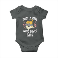 Just A Girl Who Loves Cats Baby Onesie Cute Kittens Pet Lover - Wonder Print Shop