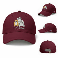 Cat Mom Baseball Cap Three Cool Cats with Sunglasses