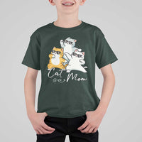 Cat Mom T Shirt For Kid Three Cool Cats with Sunglasses - Wonder Print Shop