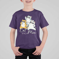 Cat Mom T Shirt For Kid Three Cool Cats with Sunglasses - Wonder Print Shop