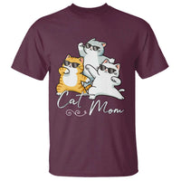 Cat Mom T Shirt Three Cool Cats with Sunglasses - Wonder Print Shop