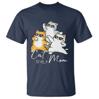 Cat Mom T Shirt Three Cool Cats with Sunglasses - Wonder Print Shop