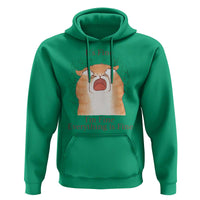 Its Fine I am Fine Everything is Fine Funny Cat Lover Hoodie - Wonder Print Shop