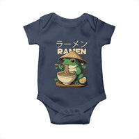 Frog Eating Ramen Baby Onesie Funny Japanese Food Lover Anime - Wonder Print Shop