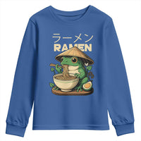 Frog Eating Ramen Youth Sweatshirt Funny Japanese Food Lover Anime - Wonder Print Shop